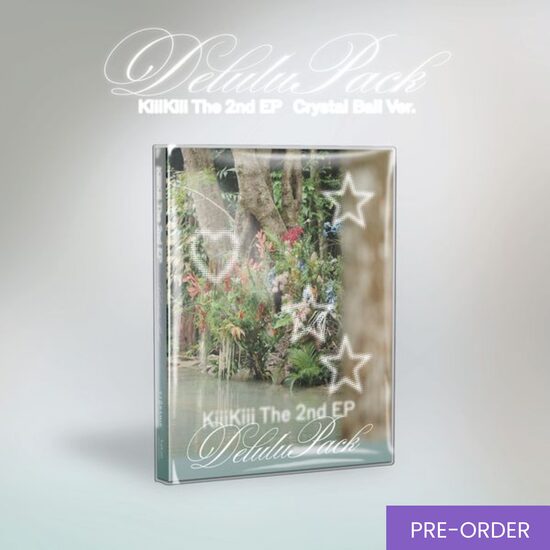 {PRE-ORDER} KiiiKiii - 2nd EP Album [Delulu Pack] (Crystal Ball Ver.)